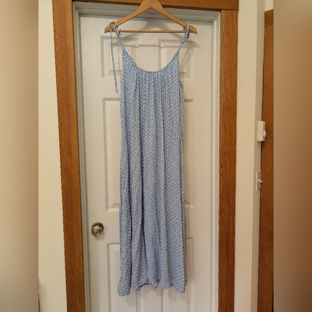 Summersalt Blue Spaghetti Strap Maxi Dress Size XS - Picture 4 of 7